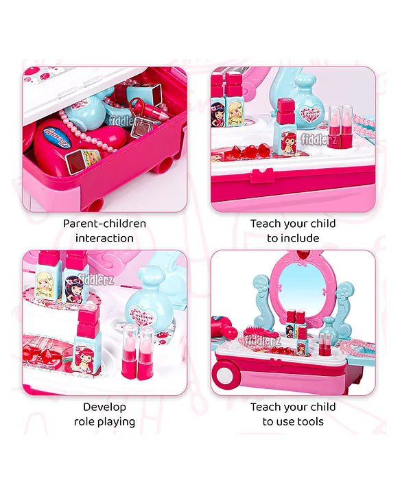 Portable Beauty Trolley Set For Kids