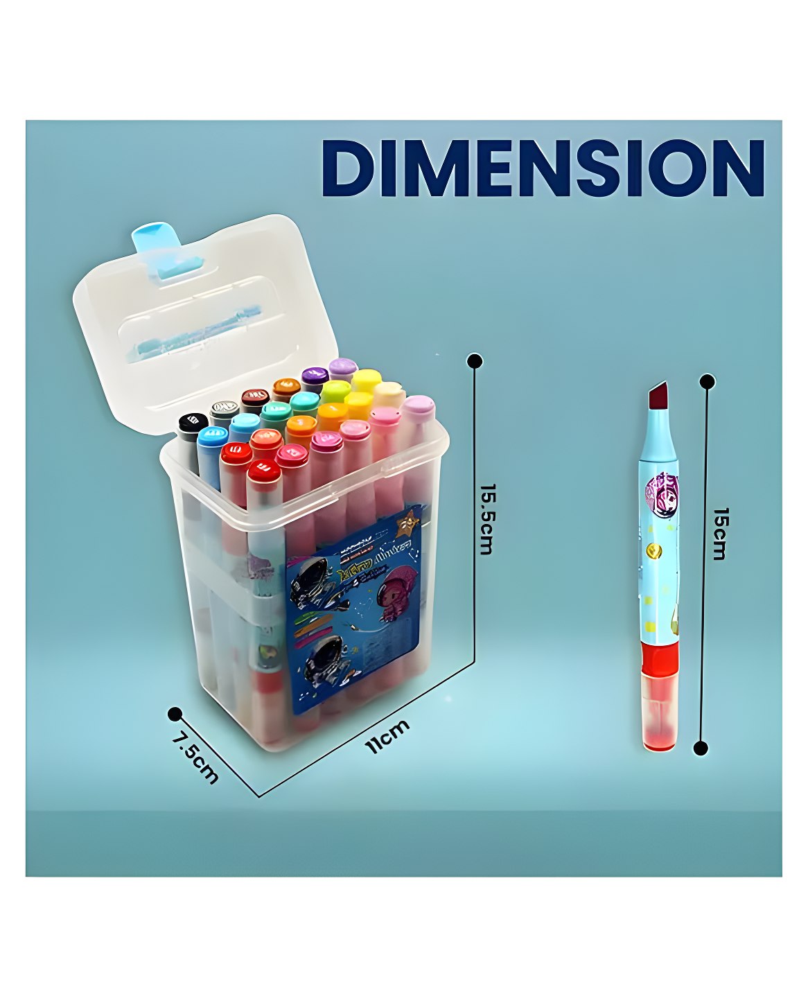 Double side markers(36pcs)