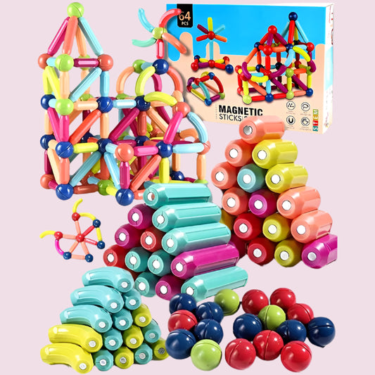 Magnetic Sticks 64 pcs