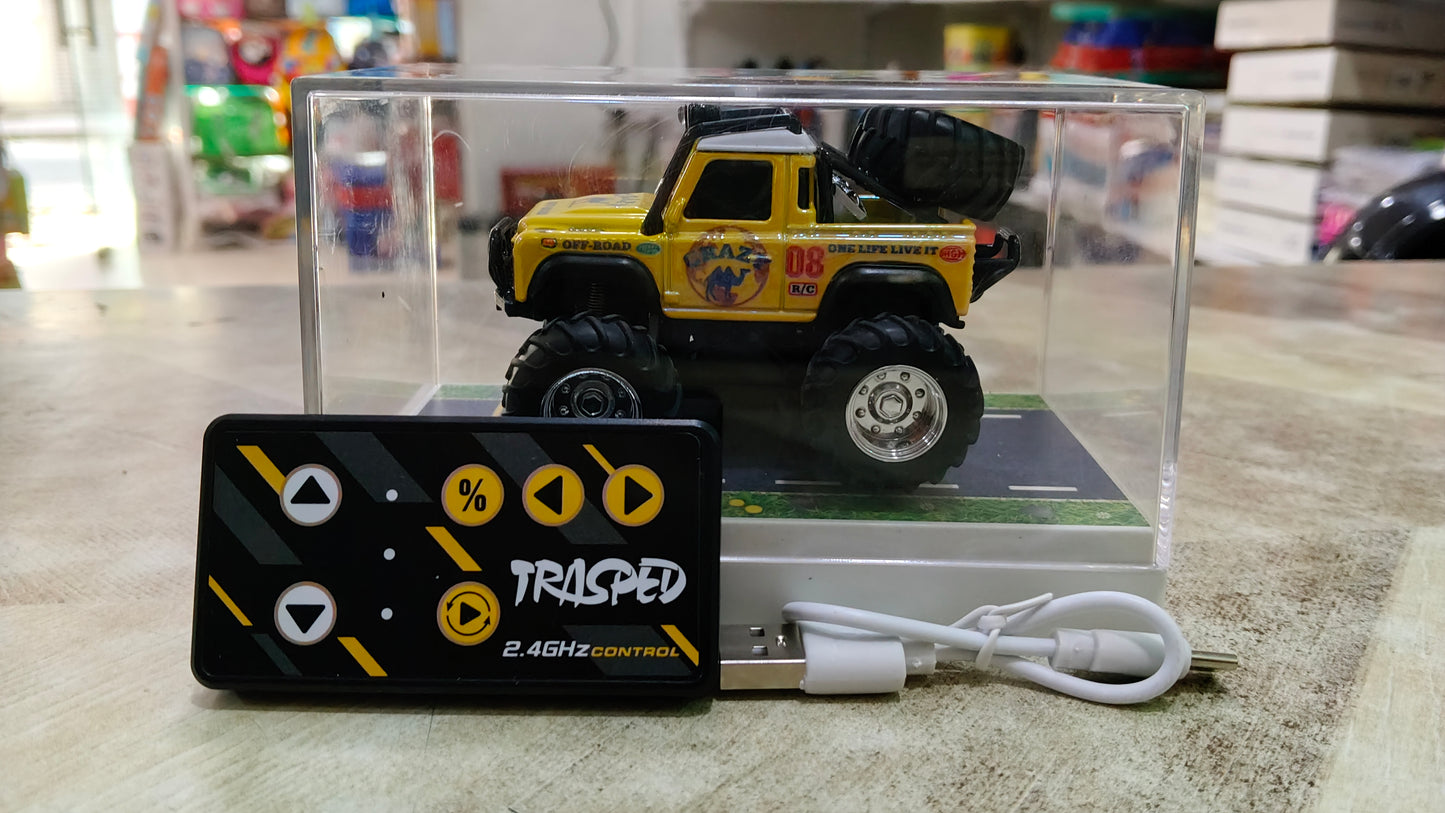 TRASPED Mini Riccar, 1:64 R/C Speed-Regulating Alloy Model Car