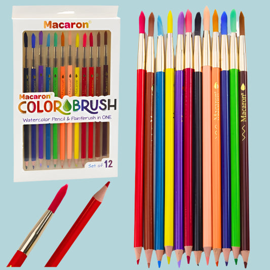 Macaron Magic Watercolor Brush Pencils (Set of 12)