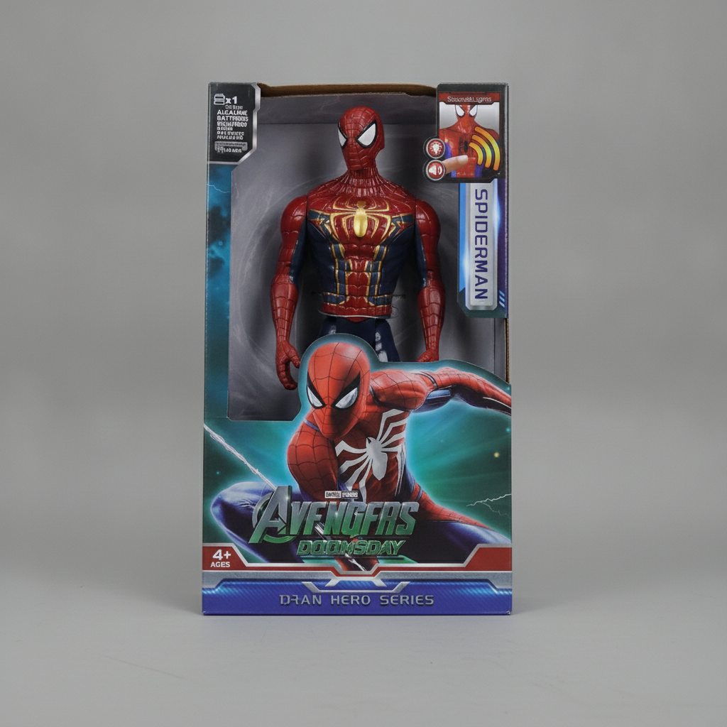 Avengers Titan Hero Series Action Figure – Interactive Sound & Light Toy (12-Inch / 30cm)