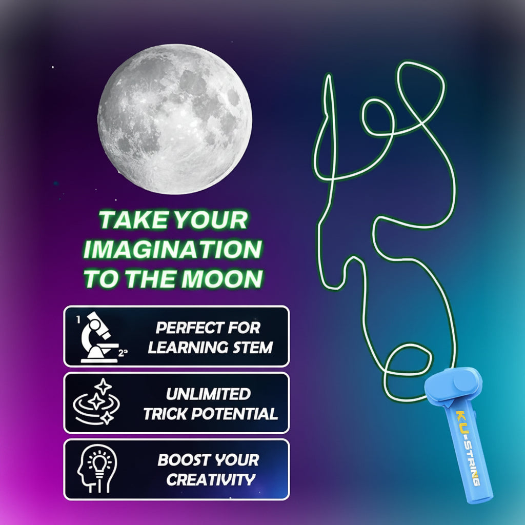 KU-String Rope Thruster (Rope Launcher) — Motorized String Toy