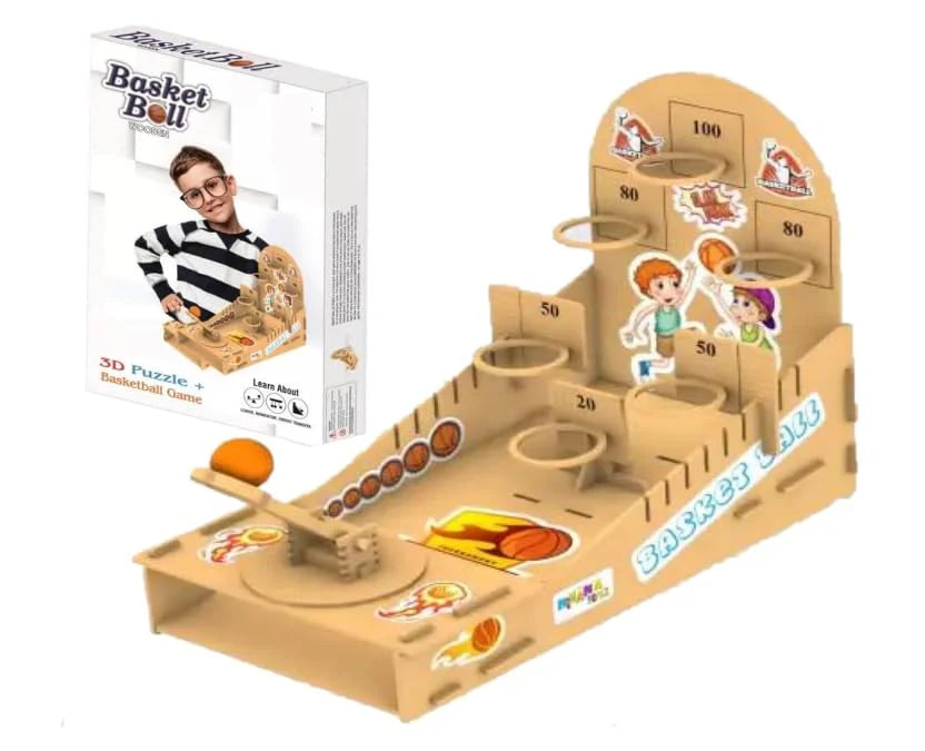 DIY Wooden Basket Ball Game