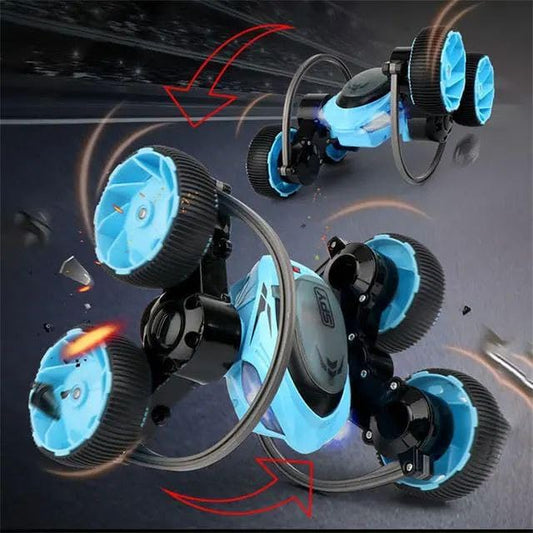 2-in-1 Remote Control Twisting Stunt Car