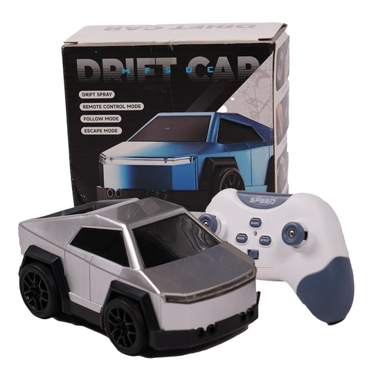 Remote Control Cybertruck Style Stunt Car for Kids | 2.4GHz Drift & Side Driving RC Toy with LED Lights