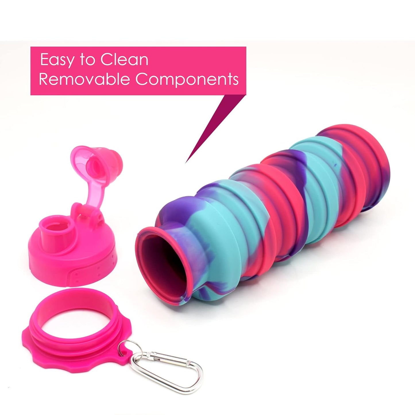 Silicone Collapsible Water Bottle