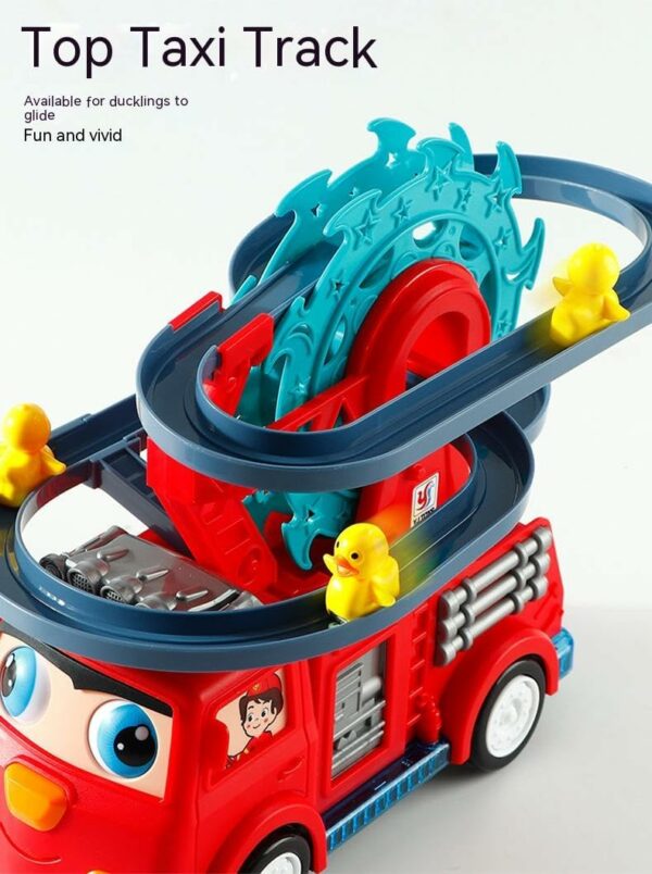 Fire Truck Duck Slide Toy Set