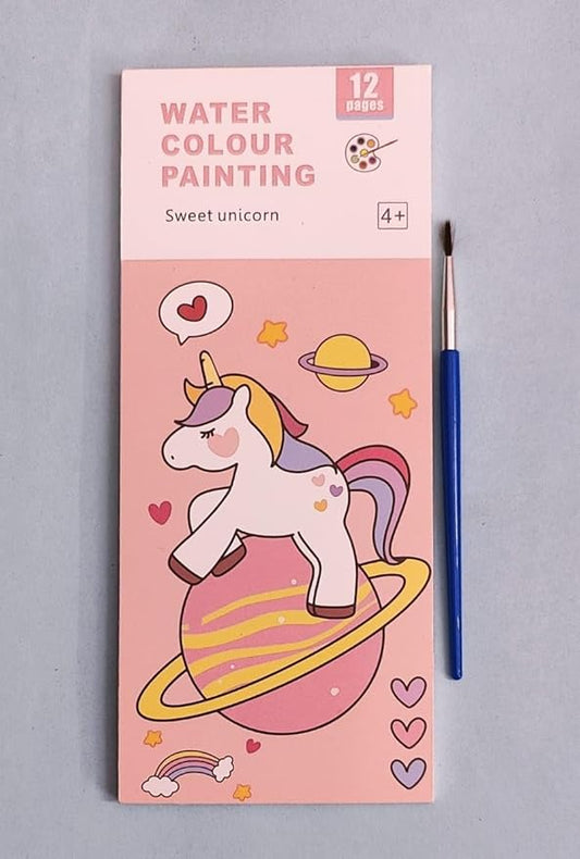 Dry water Coloring paint Book
