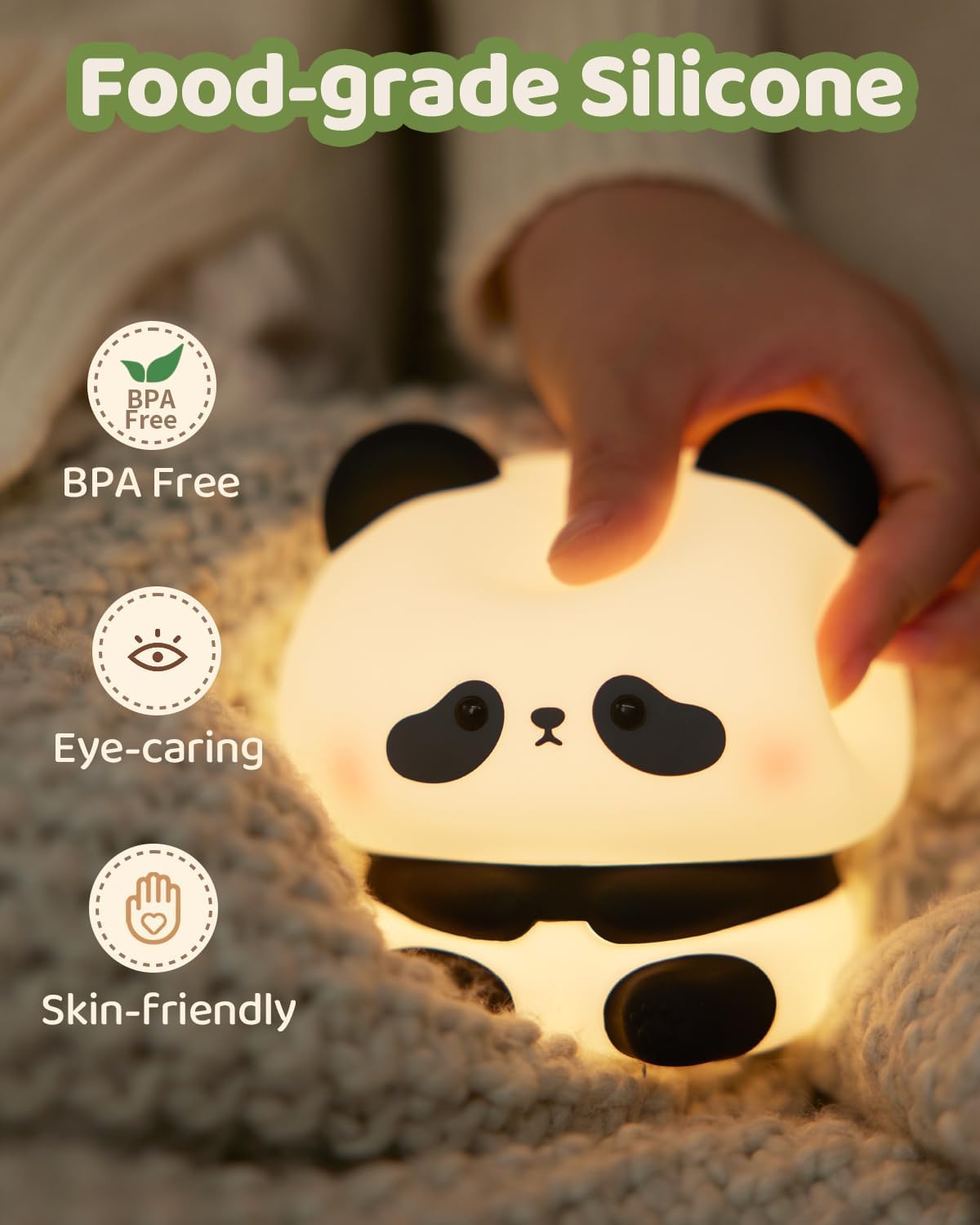 Cute Panda Pat Lamp