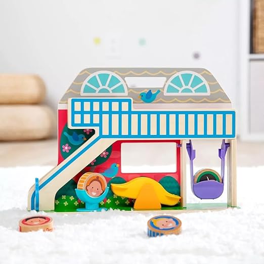 Wooden School Yard Play Set