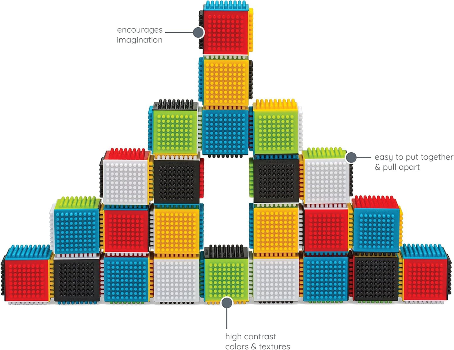 Press & Stay Sensory Blocks