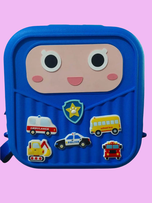 Tykle| Shiny Police Car Backpack