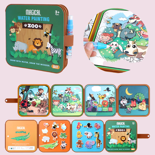 2 in 1 Magic Water Drawing Book