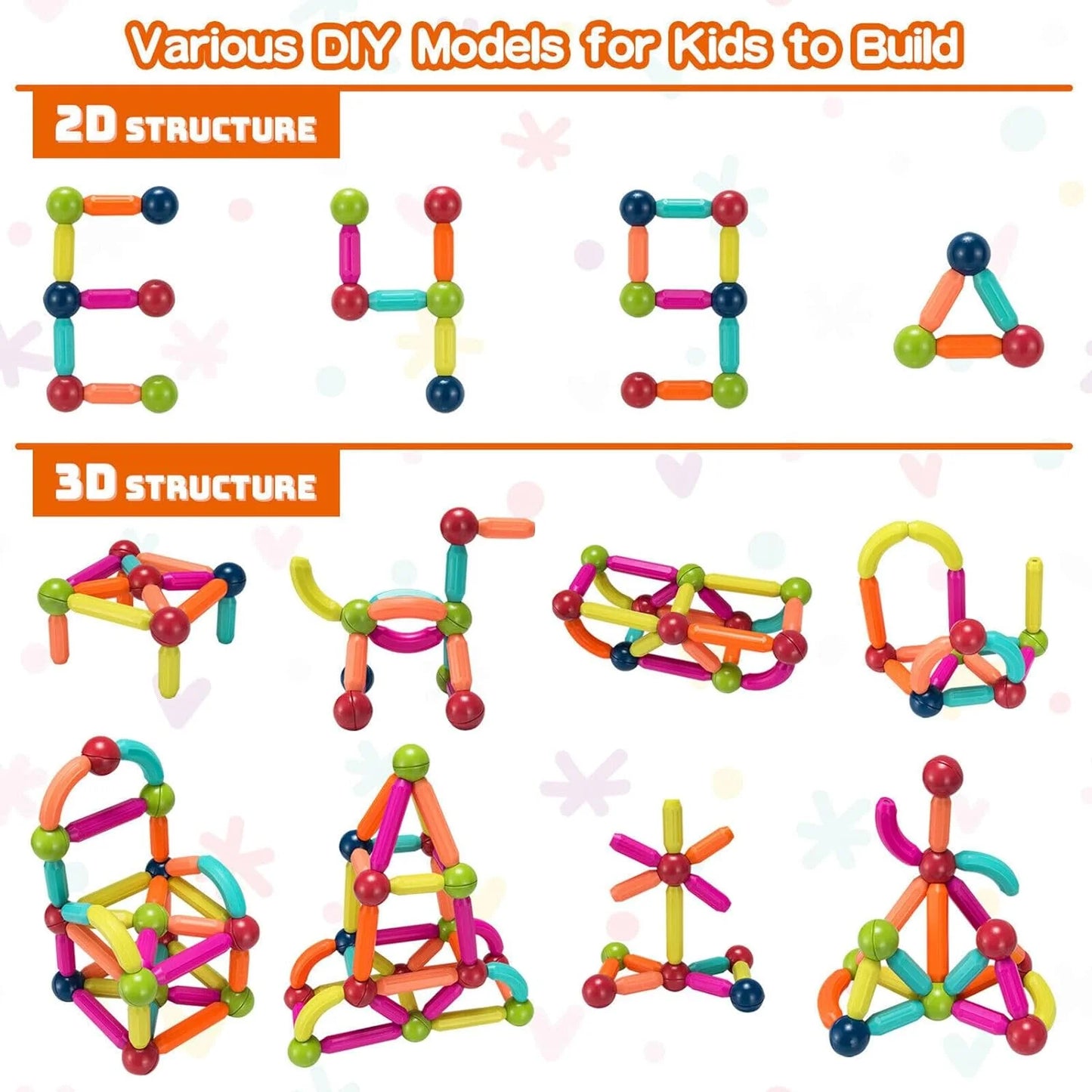 Magnetic Sticks 36pcs