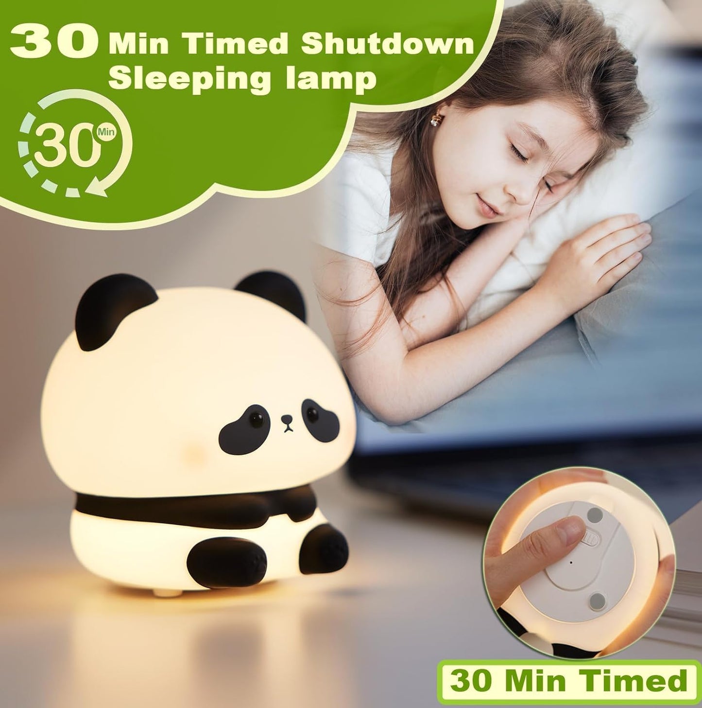 Cute Panda Pat Lamp