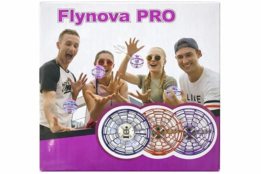 Magic Flying Orb Spinner Toy for Kids Hand Sensor Rechargeable LED Flying Ball | Hover Drone Boomerang Spinner Toy for Boys & Girls 6–12 Years (Pink)