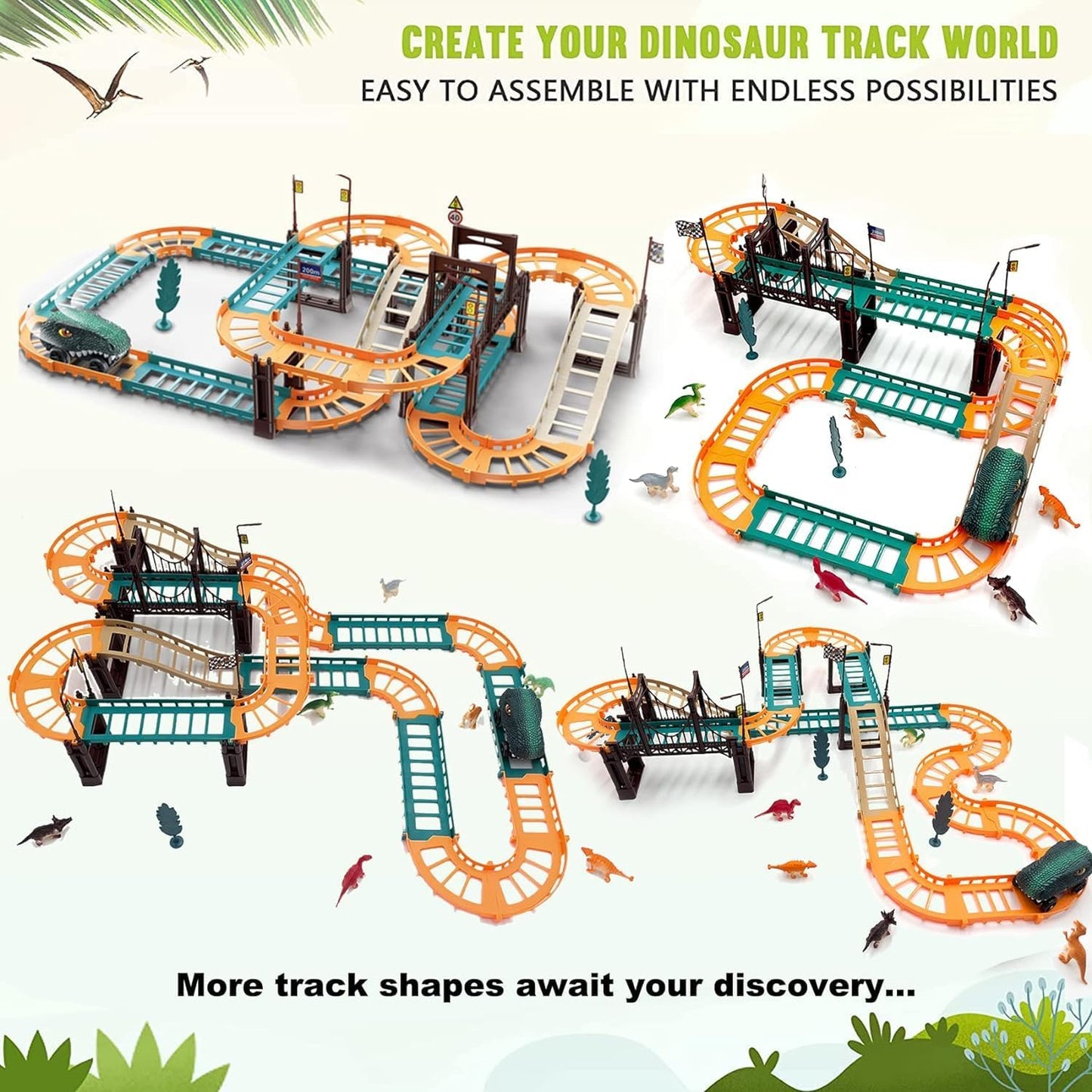 Dinosaur Track Set