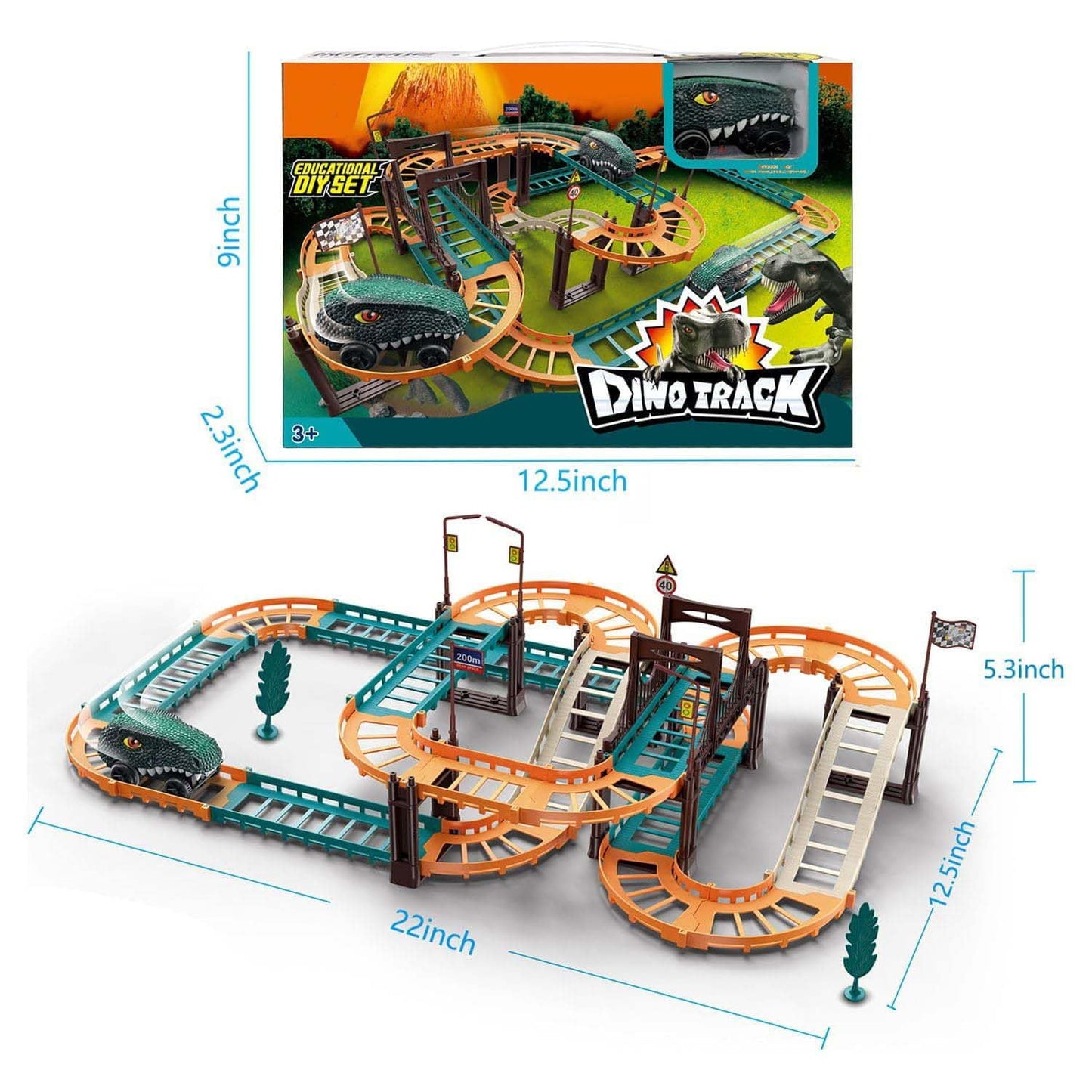 Dinosaur Track Set
