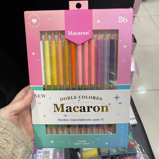 Macarons Color Pencils | Dual Side Color Pencils