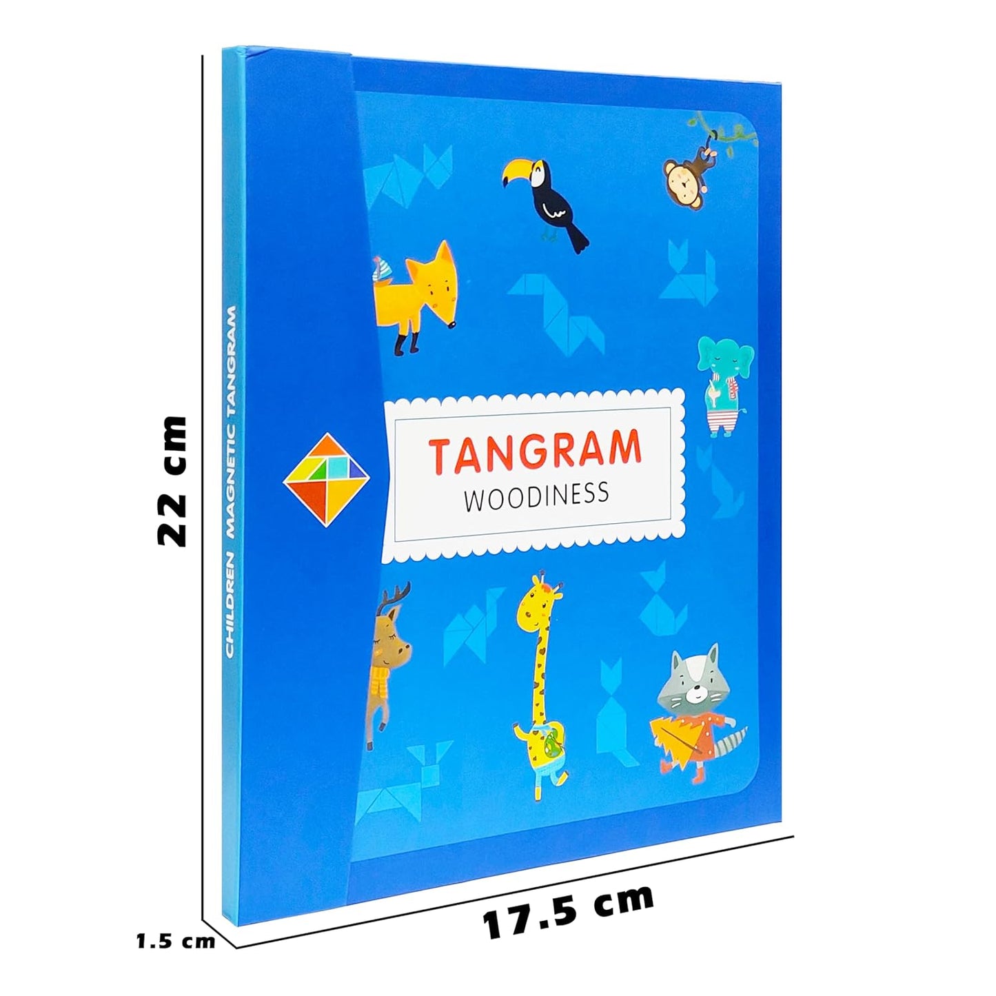 Wooden Magnetic Tangram Book