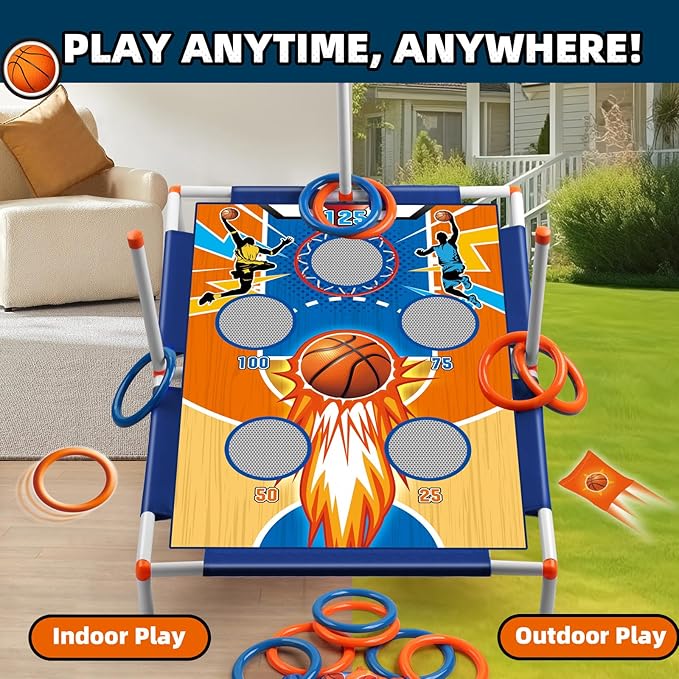 2 in 1 Ring Tossing Game