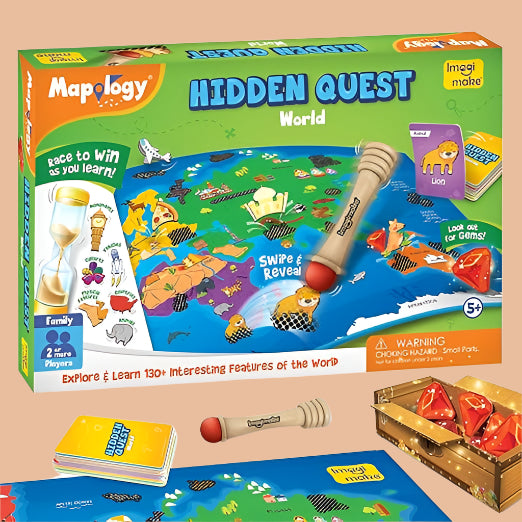 Imagimake Mapology Hidden Quest World