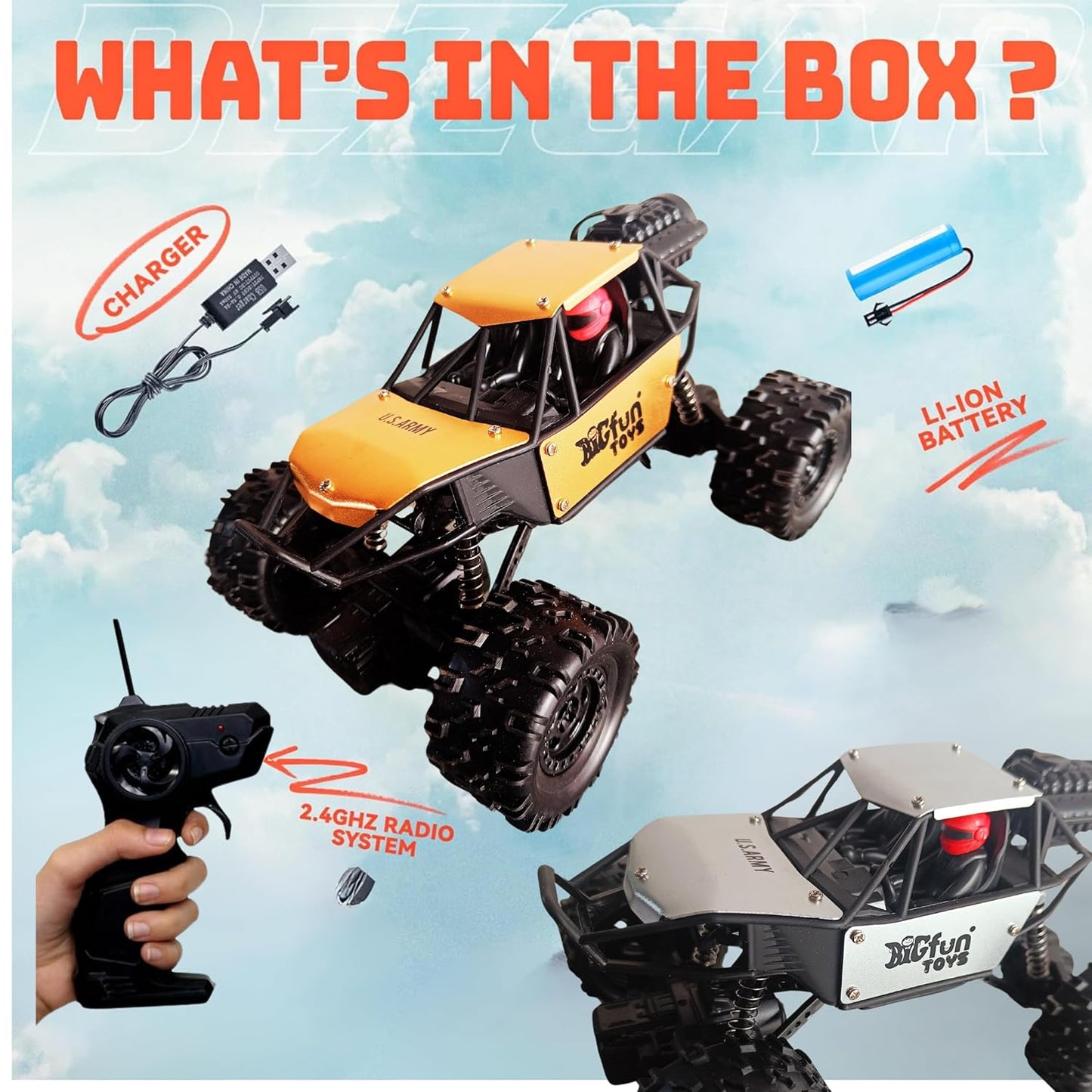 RC Mini Rock Crawler Car