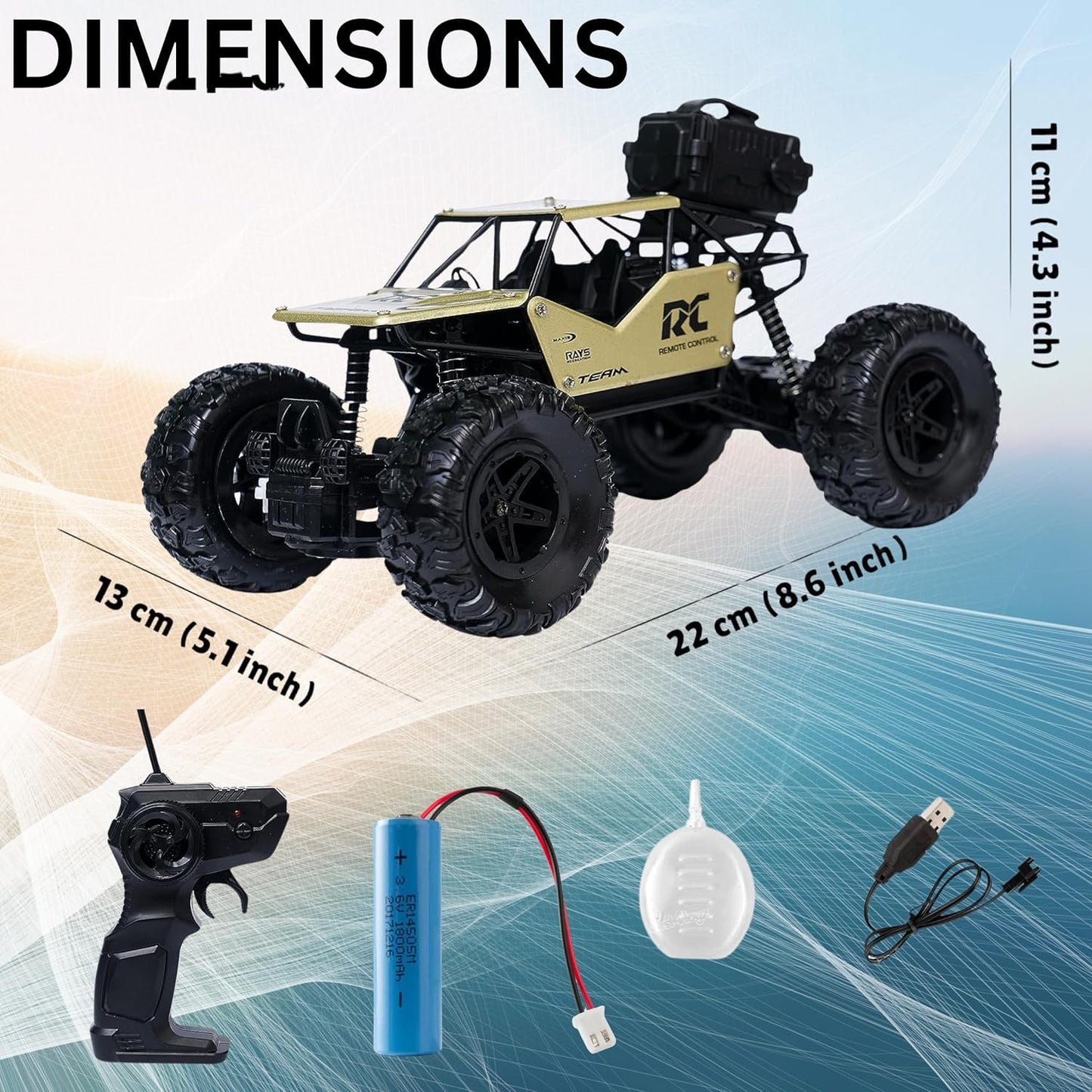 RC Mini Rock Crawler Car