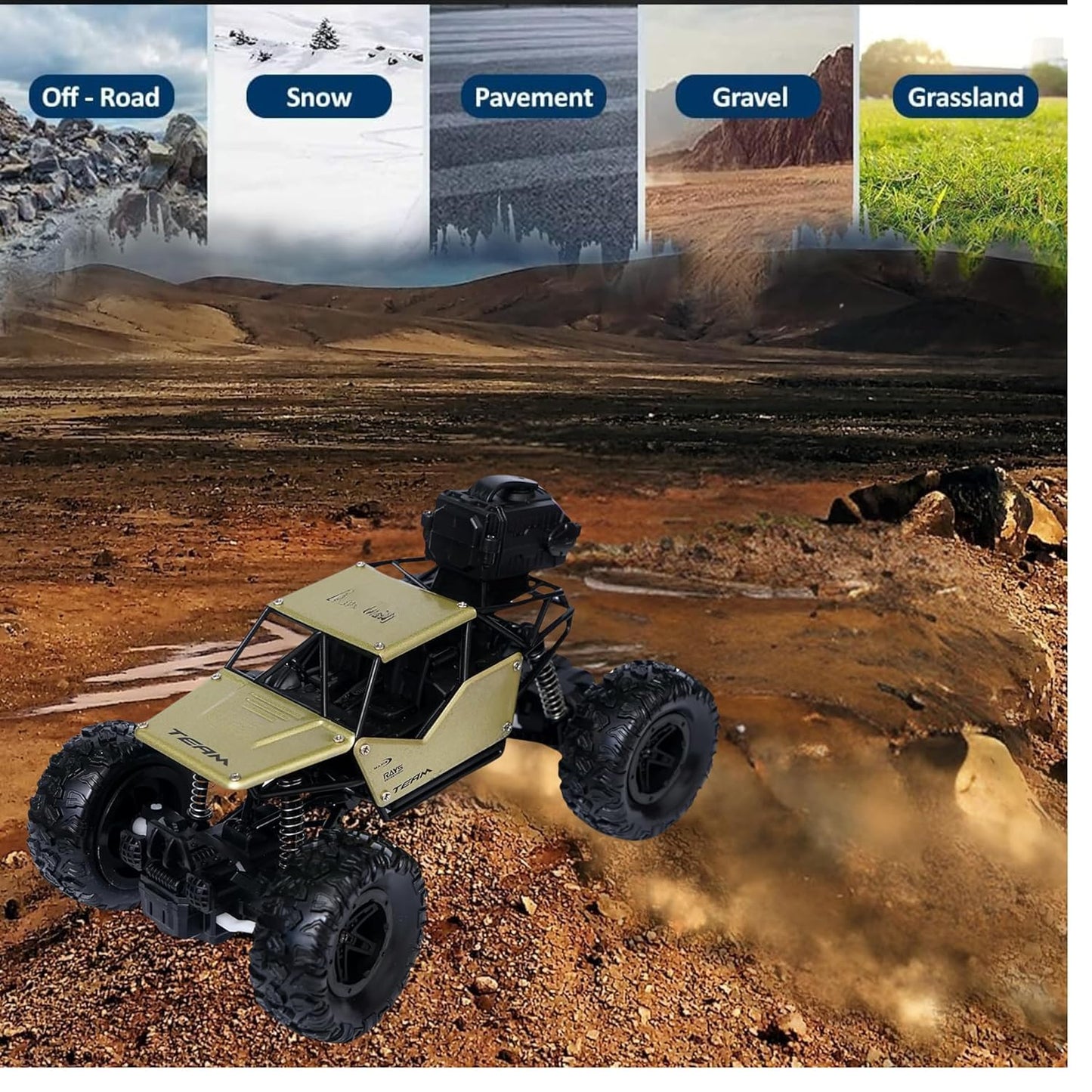 RC Mini Rock Crawler Car