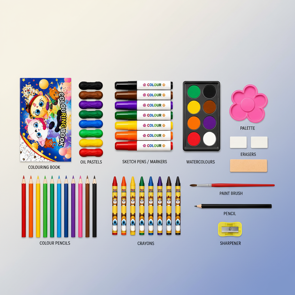 Wonder Bag 47-Piece Kids Art Set