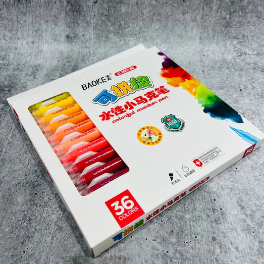 Baoke Colorful Marker Pen 36 pcs