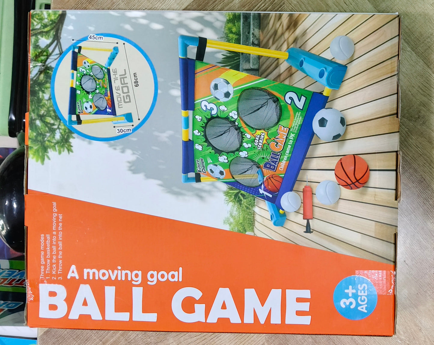 3-in-1 Ball Game Set – Moving Goal Fun for Kids