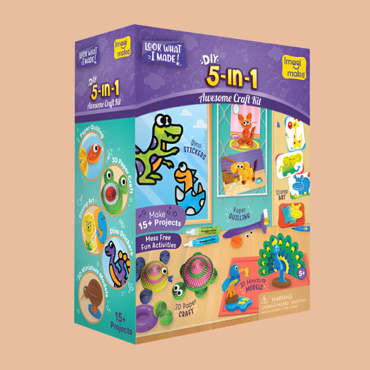 Imagimake 5-in-1 Awesome Craft Kit