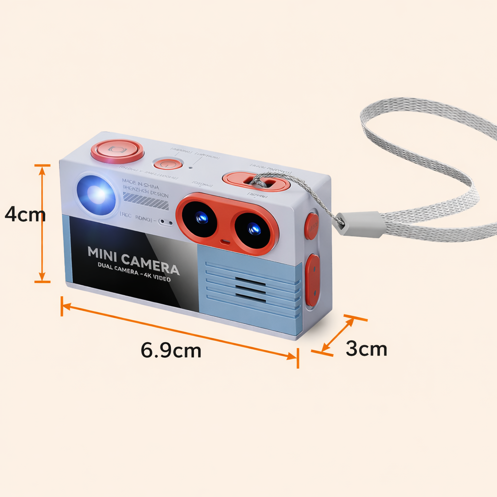 Mini Camera – Dual Camera • 4K Video