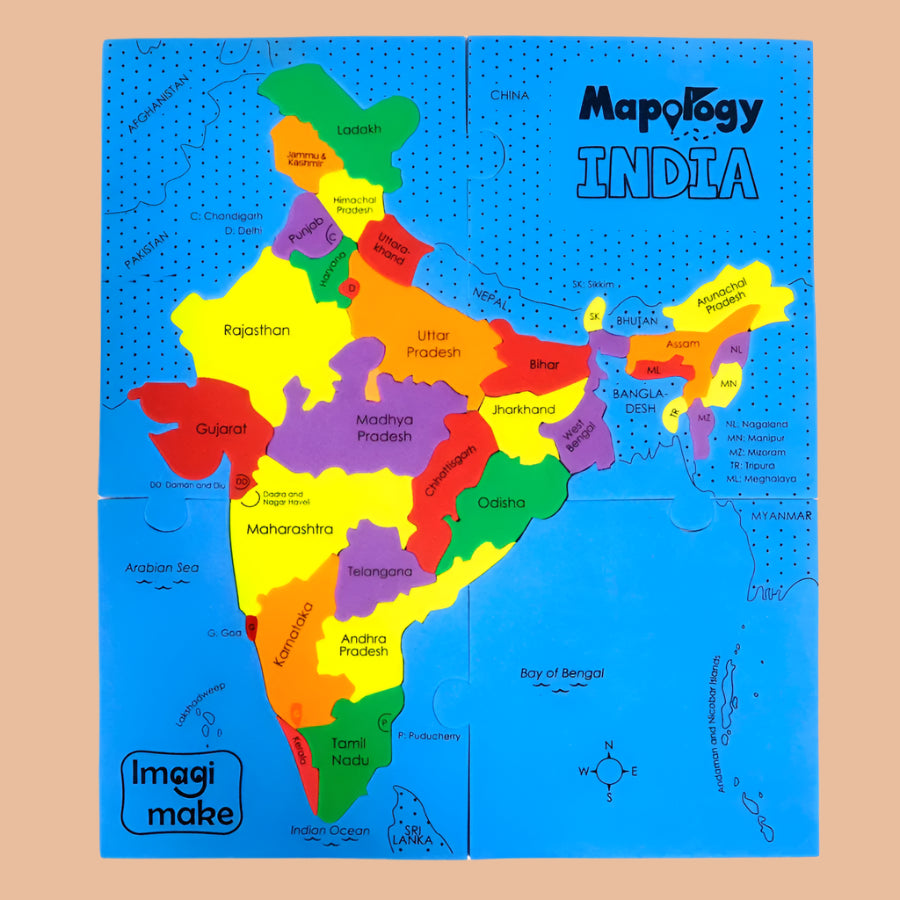 Imagimake Mapology States of India Map Puzzle