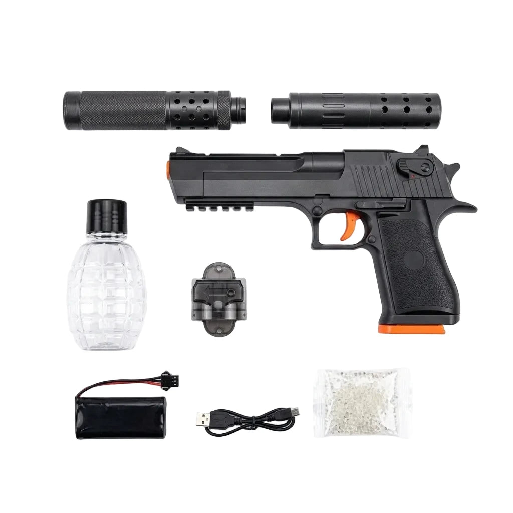 LUMO Desert Eagle Electric Gel Blaster – High-Speed Automatic Burst Hydrogel Water Bead Pistol