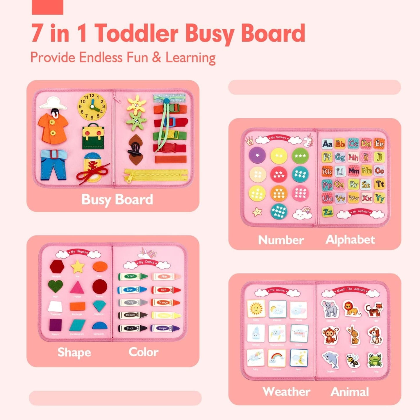 Activity Book Pink