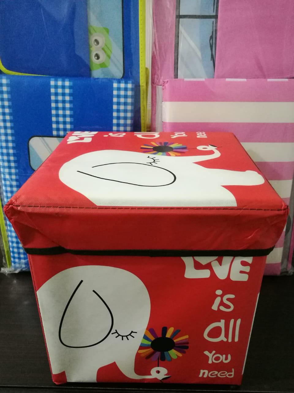 Cartoon Storage Stool Box