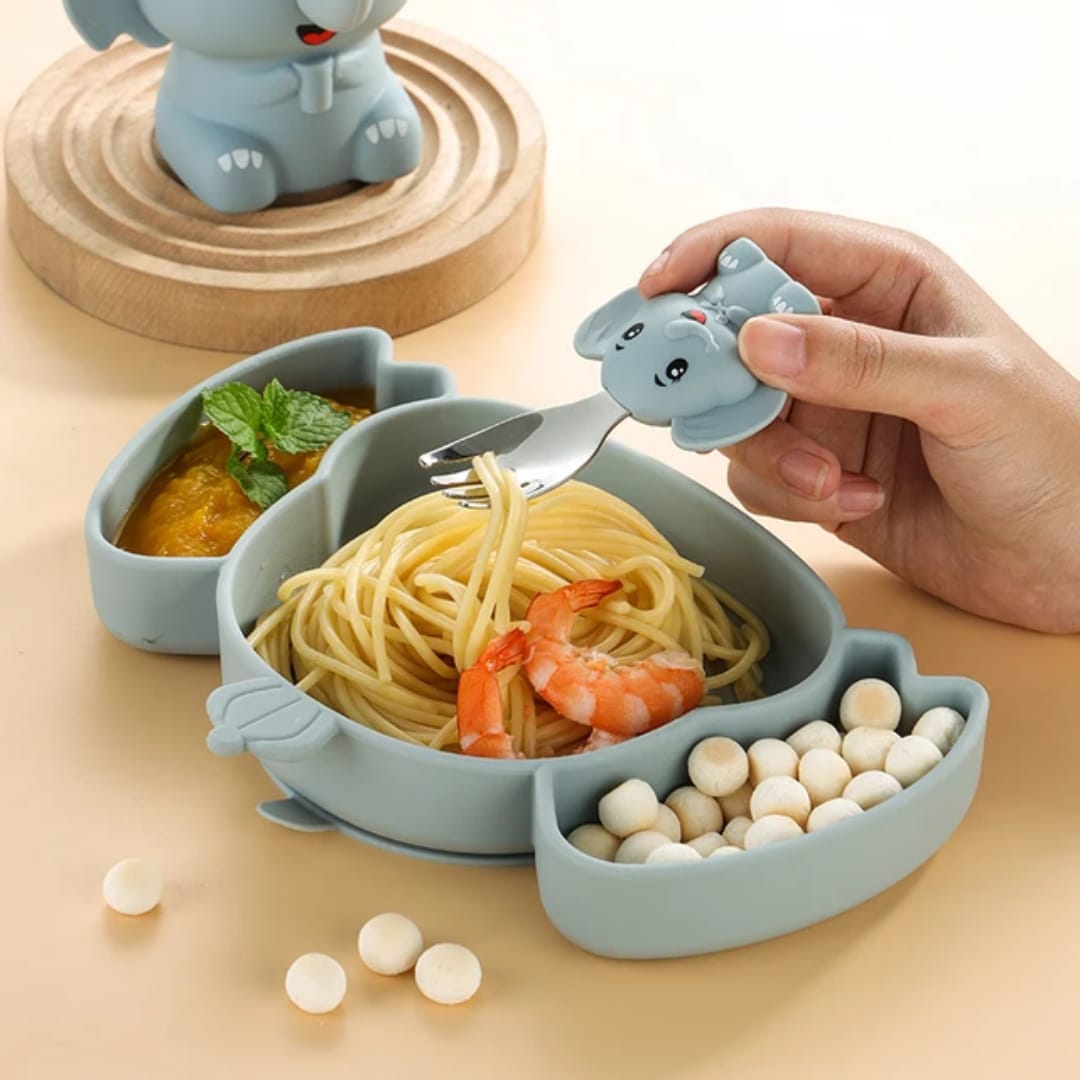 Silicon Table and Cutlery Set