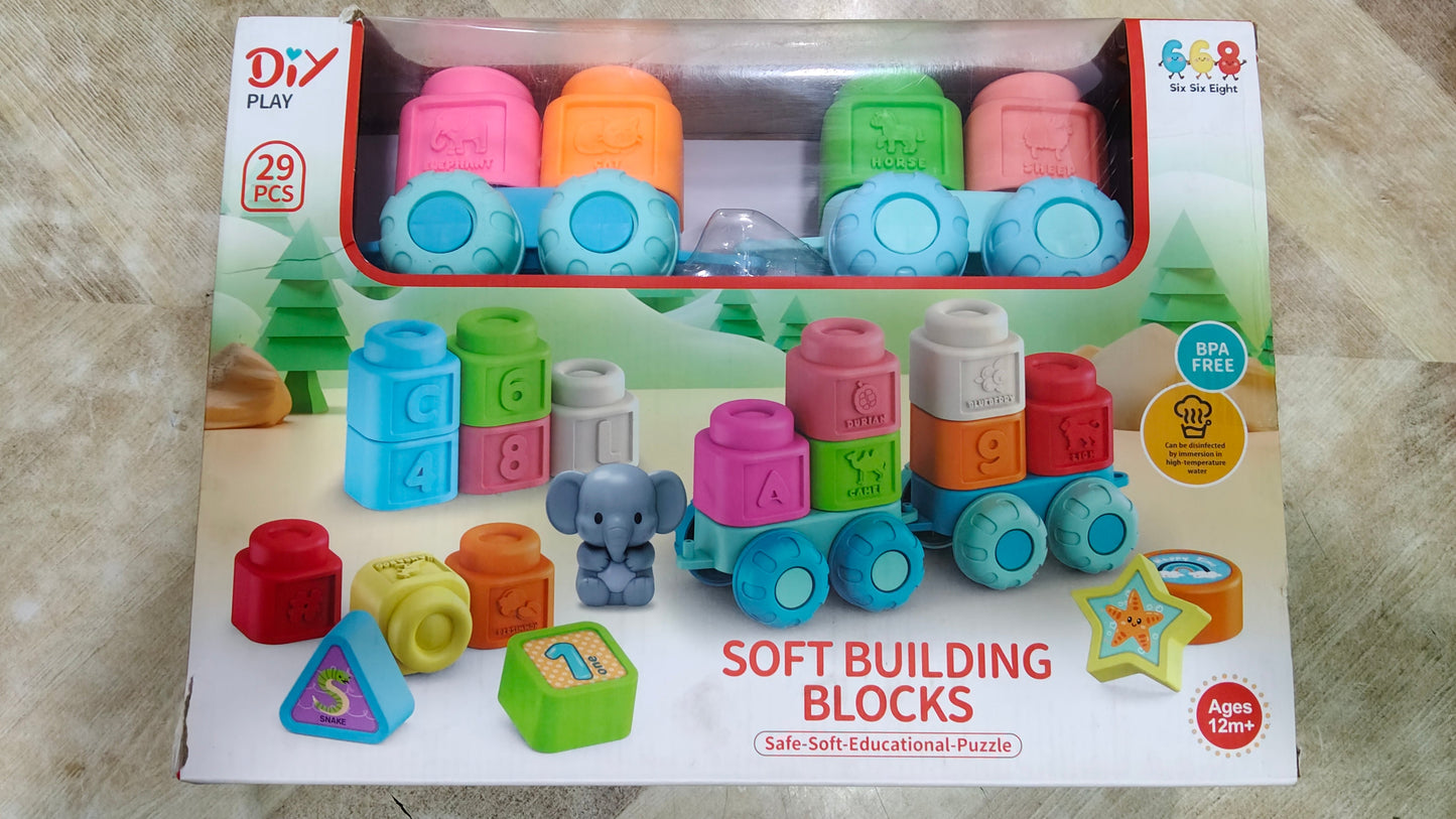 Soft Building Blocks, Safe Soft-Education Puzzle