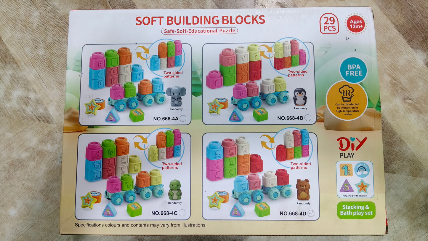 Soft Building Blocks, Safe Soft-Education Puzzle