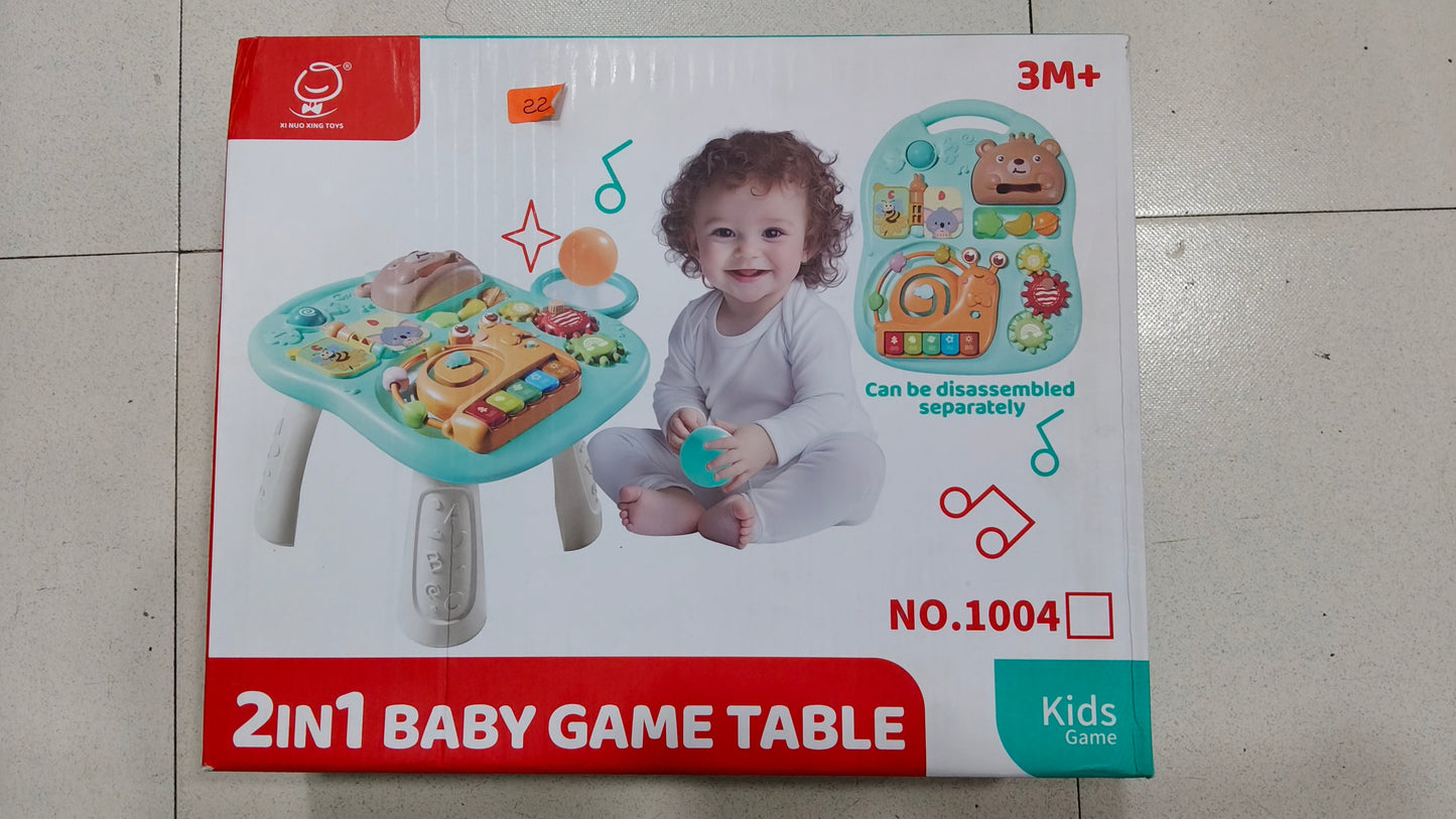 2-in-1 Baby Game Table