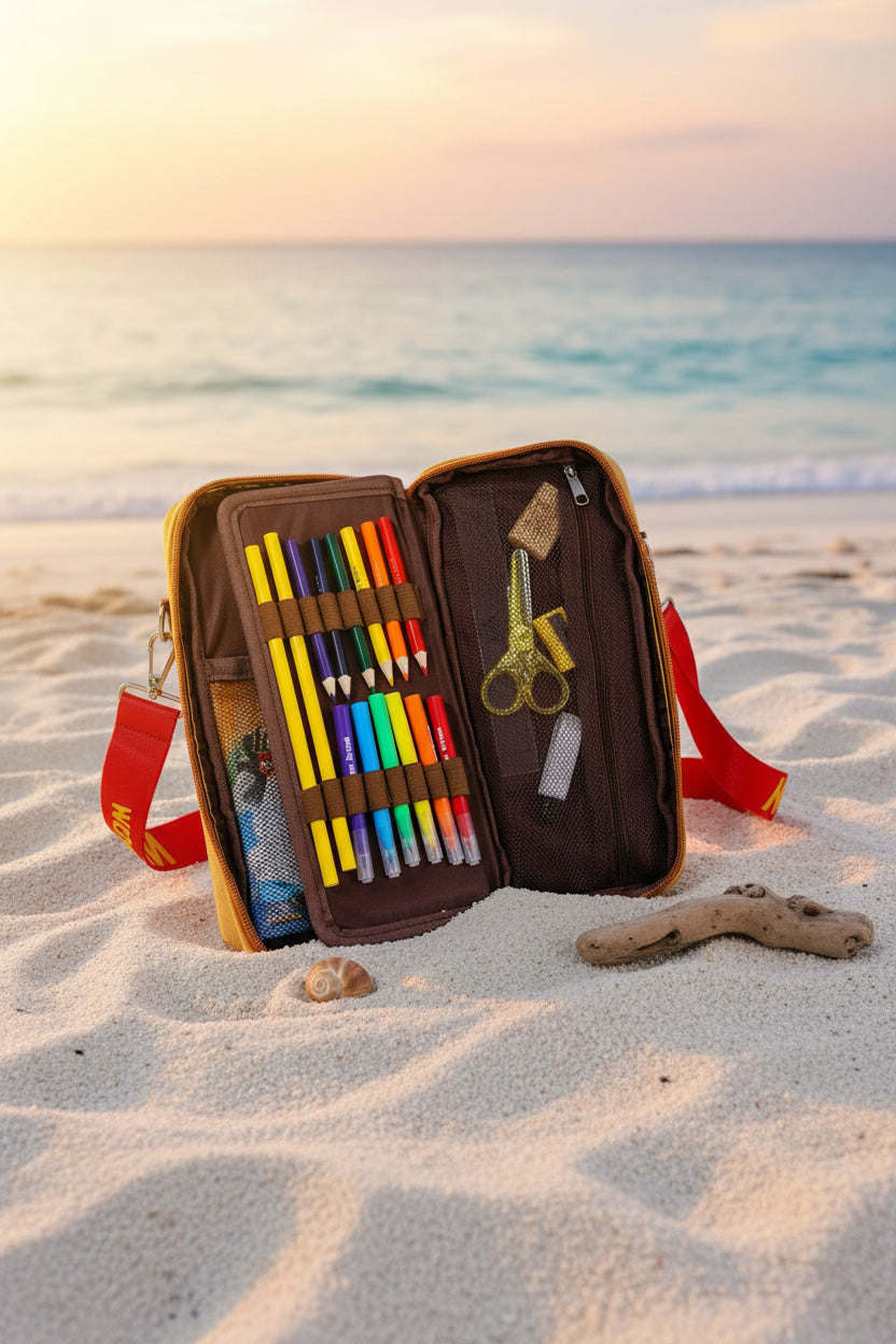 Wooden Canteen Art Pouch
