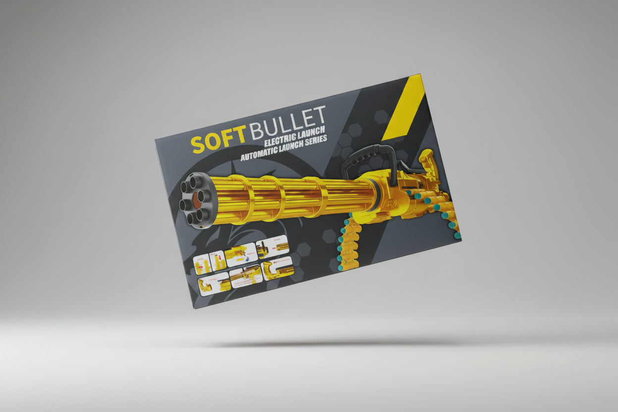 Gatting Golden Machine Gun Soft Bullet
