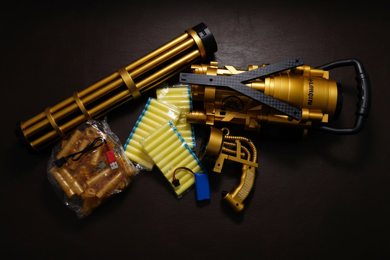 Gatting Golden Machine Gun Soft Bullet