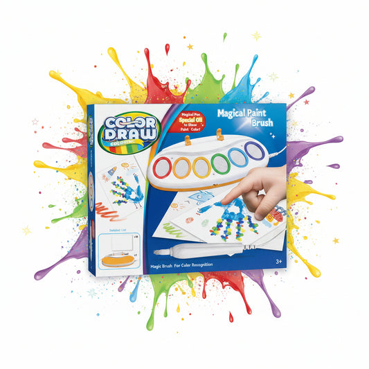 Color Draw Magical Paint Brush – Light-Up No-Mess Painting Set for Kids