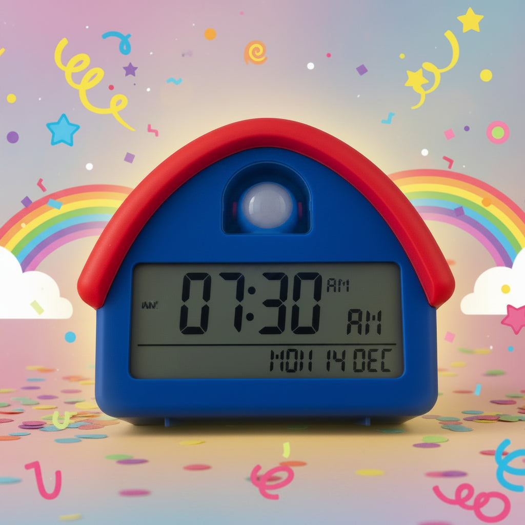 Astronaut LCD Digital Alarm Clock – Cute Space Theme Fashion Clock for Kids