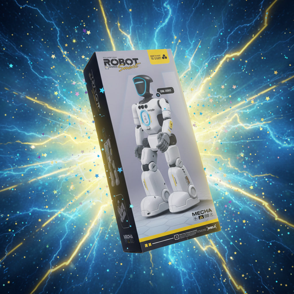 Intelligent Smart Bionic Robot – Remote Control Robot Toy with Lights, Music & USB Rechargeable Battery