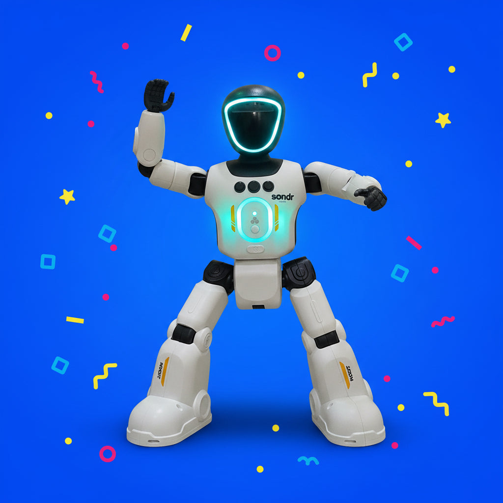 Intelligent Smart Bionic Robot – Remote Control Robot Toy with Lights, Music & USB Rechargeable Battery